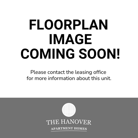 Floor plan for studio, 1 bath, 480 sqft